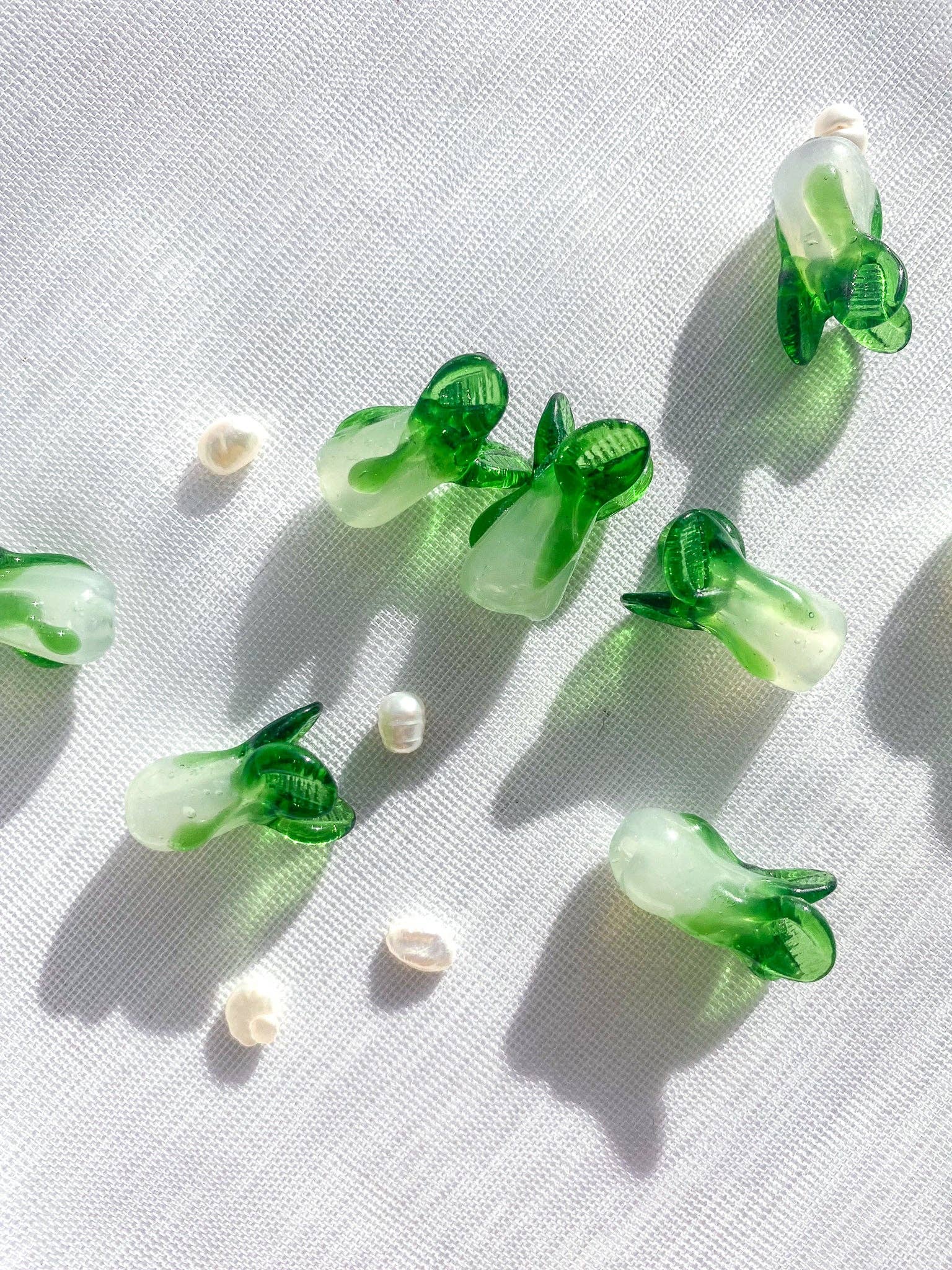 Lotus Haus Studio - Wholesale Huggie Earrings - Bok Choy Huggies5