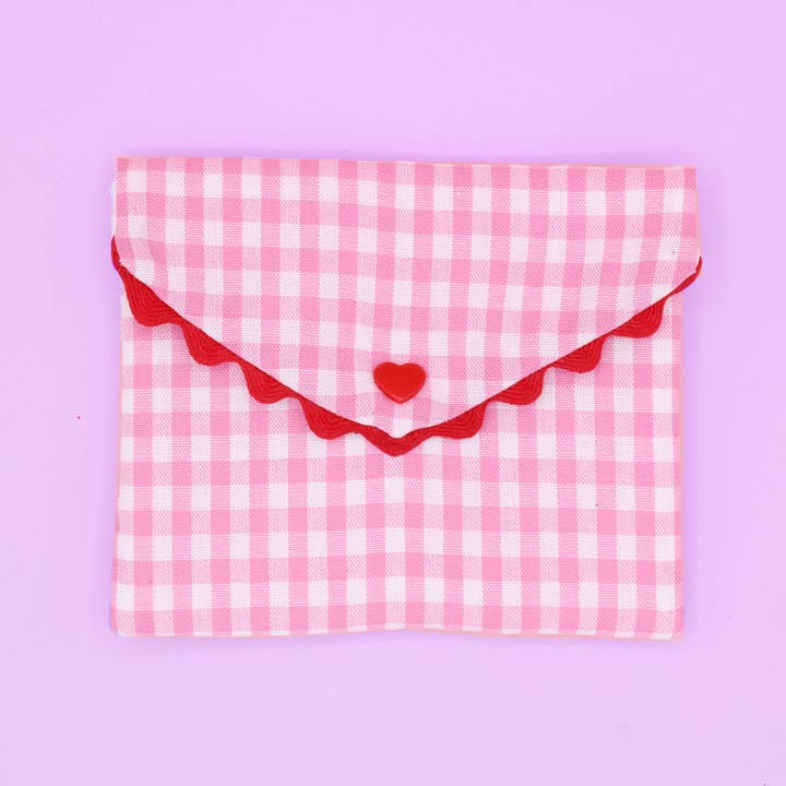 Machatatelier - Wholesale Soap Pouch/Sack/Bag - Soap pouch pattern - gingham & ric-rac6