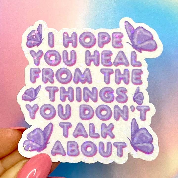I Hope You Heal Sticker for wholesale by Ordinary Joy Studio