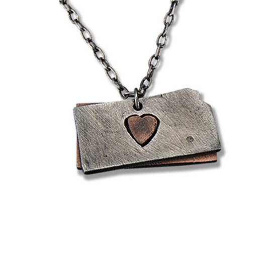 Anju Jewelry - Vente Colliers à pendentif - Home State Jewelry - Collier en étain49