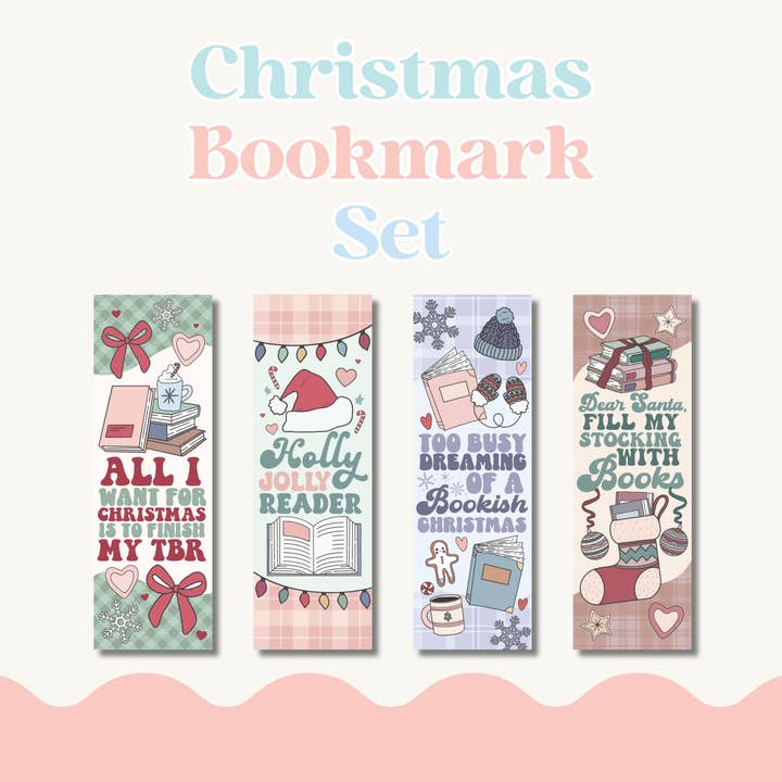 Sunshine & Lemons Co. - Wholesale Bookmark - Christmas Bookmark Set1