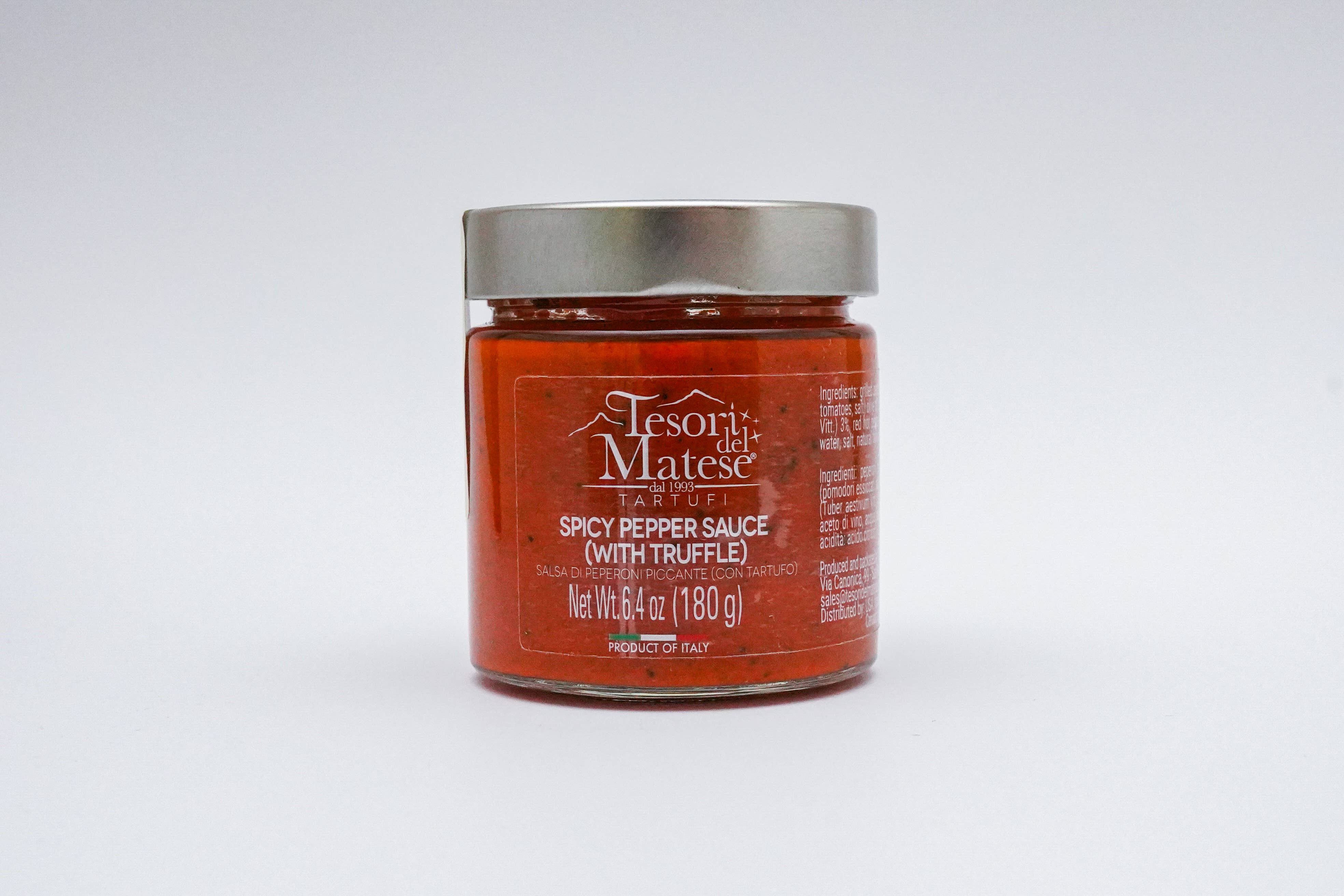 Tesori Del Matese - Wholesale Sauce - Spicy Wing Sauce With Truffle 6.34 OZ/180g0