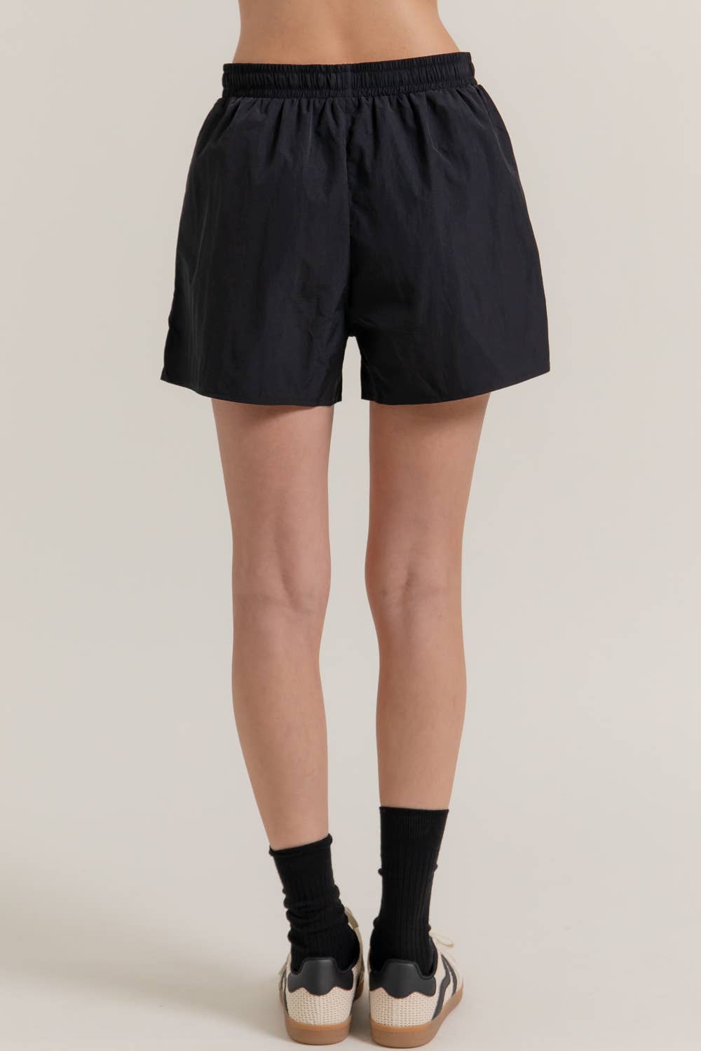 Active Basic | Active USA - Wholesale Athletic Shorts - Women's - Anorak Fabric Side Slit Workout Shorts21