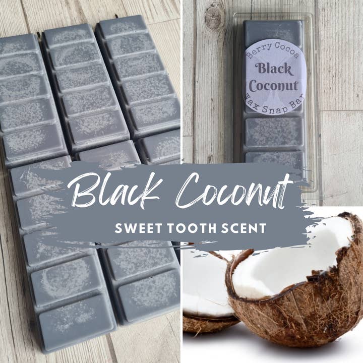 Black Coconut for wholesale by Berry Cocoa Handmade Wax Melts