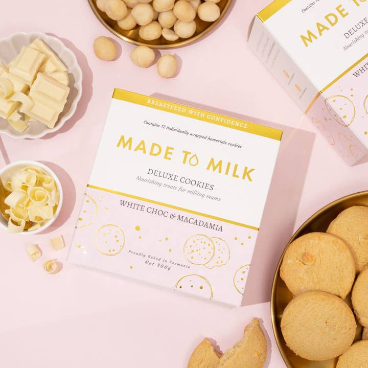 Made to Milk - Wholesale Biscuit - White Choc & Macadamia Lactation Cookie1