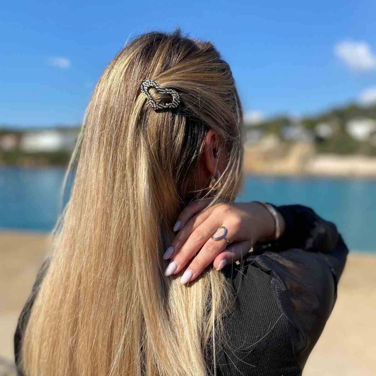Pique et Pince - Vendita all'ingrosso Fermaglio per capelli - Donna - Fermaglio per capelli Rosa - Fatto a mano in Francia11