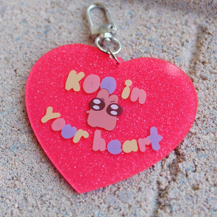 SadinYellow - Wholesale Keychain - Women's - Koo in your Heart Charm2