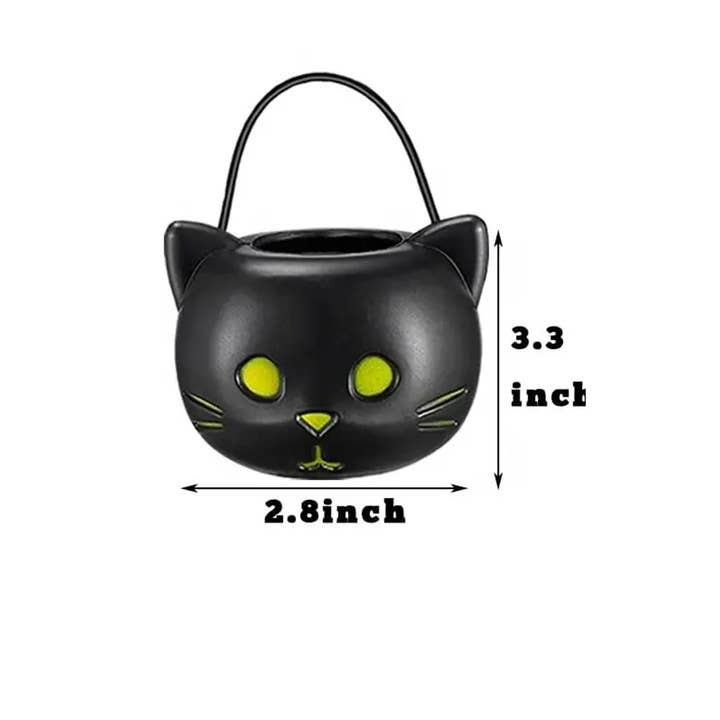 La Bella Monte - Wholesale Bucket/pail – Kids - Mini Plastic Candy pumpkin Bucket Holiday Décor4