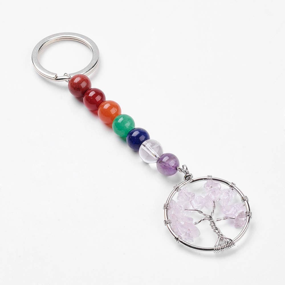 VIE – wholesale Keychain – Unisex – Mixed Gemstone Keychain1