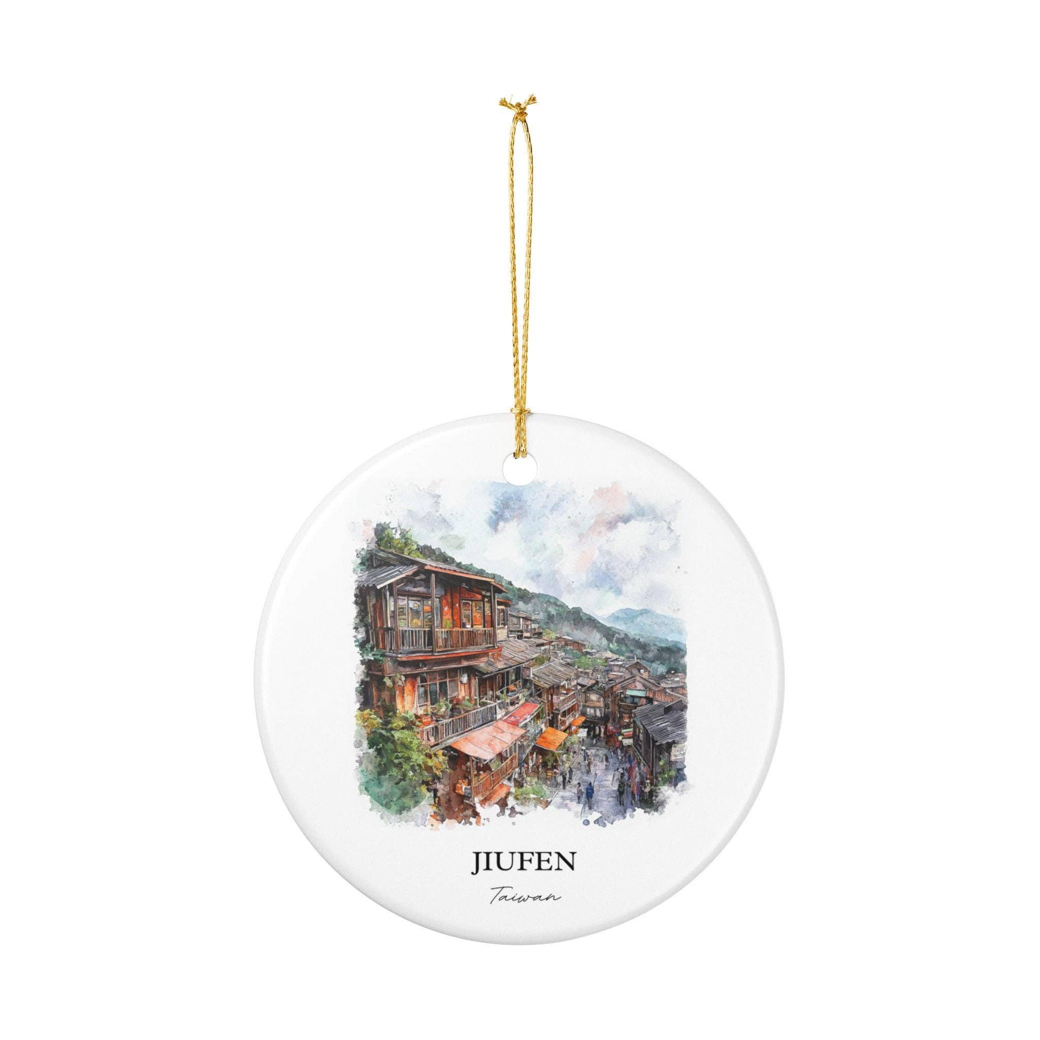 Premium Travel Art - Wholesale Ornament - Jiufen Taiwan Ornament: Unique Jiufen Souvenir, Jiufen Xmas Decor, and Authentic Jiufen Taiwan Gift2
