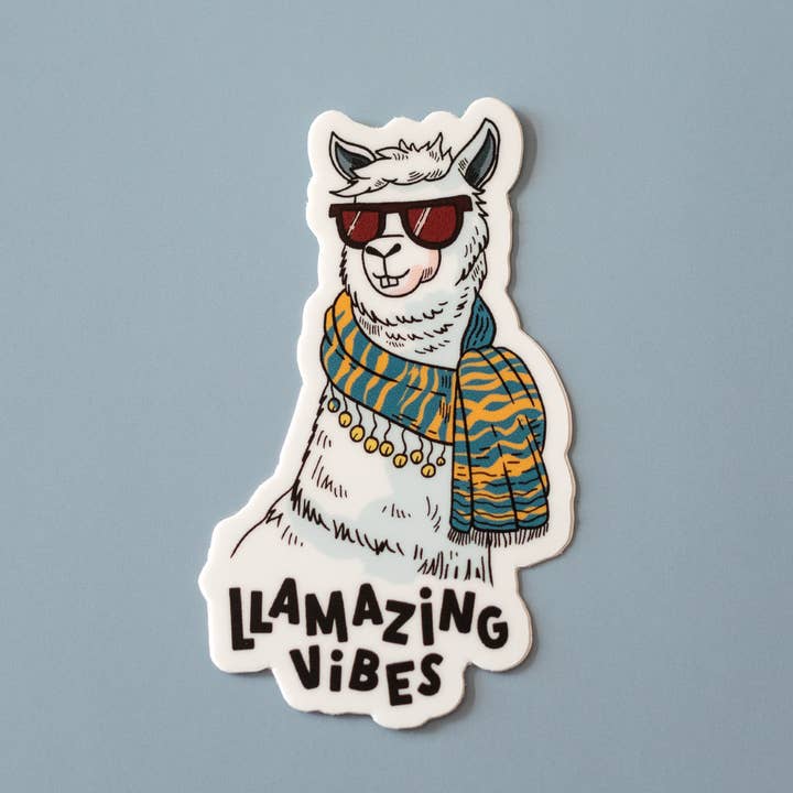 Coole lama-sticker voor wholesale door RippleSplash Studio