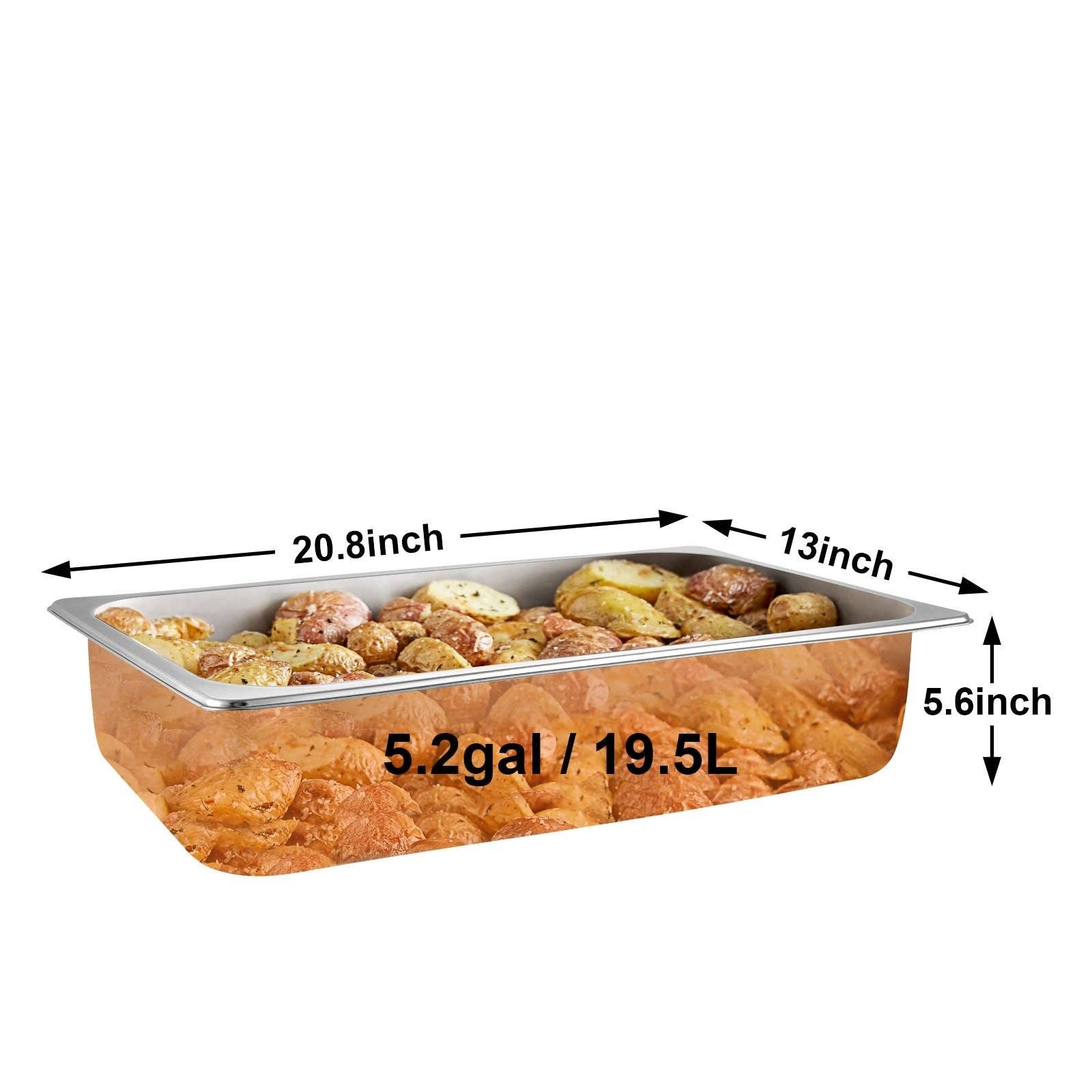 BlakOutlet - Wholesale Baking Dish - Buffet Chafing Dishes  Gastronorm Pans Steam Table Pans Tray Stainless Steel Food Container8