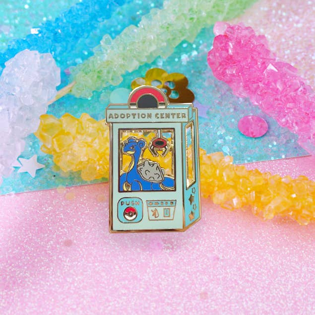 Naytendo - Wholesale Lapel Pin/Button - Pokemon Lapras Enamel Pin // Anime // Gaming