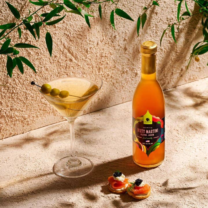 Think Distributors - Wholesale Cocktail Mix/Syrup - Gourmanity Olive Juice, 12.7oz of Rich Flavor2