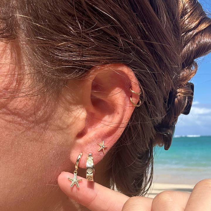 The Salty Gem - Vendita all'ingrosso Orecchini a cerchietto - Mar Hoops1