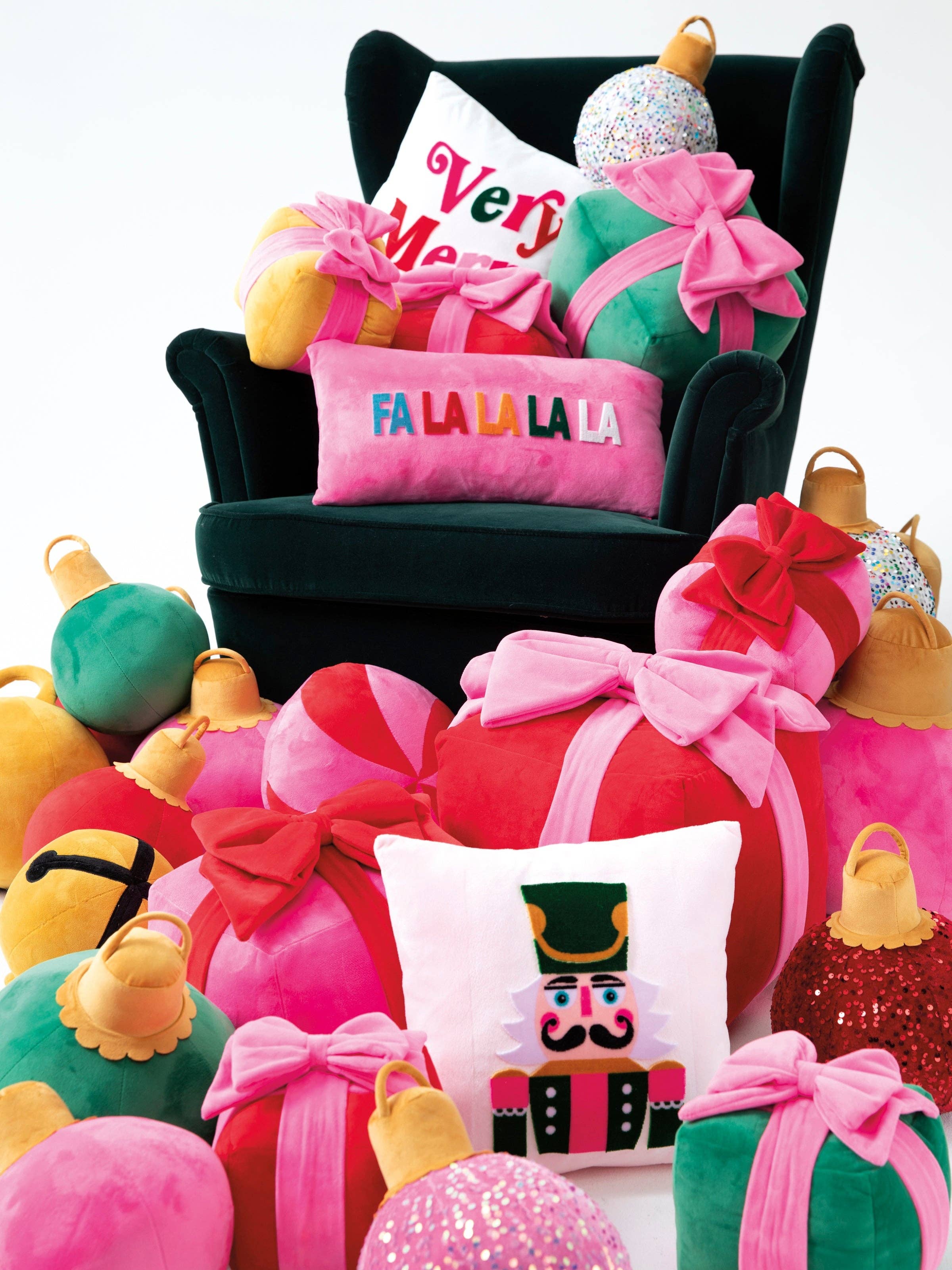 Shiraleah - Wholesale Throw/Decorative Pillow - NUTCRACKER PILLOW, BLUSH4