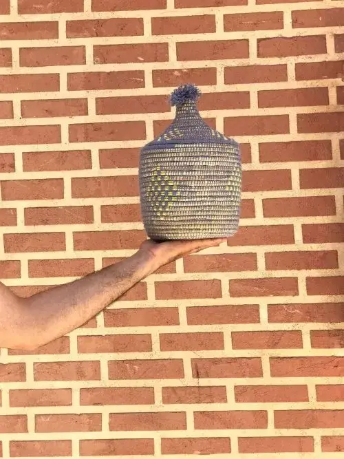 Moroccan Natural bazaar - Wholesale Basket - Berber Moroccan Basket - Vibrant Craftsmanship1