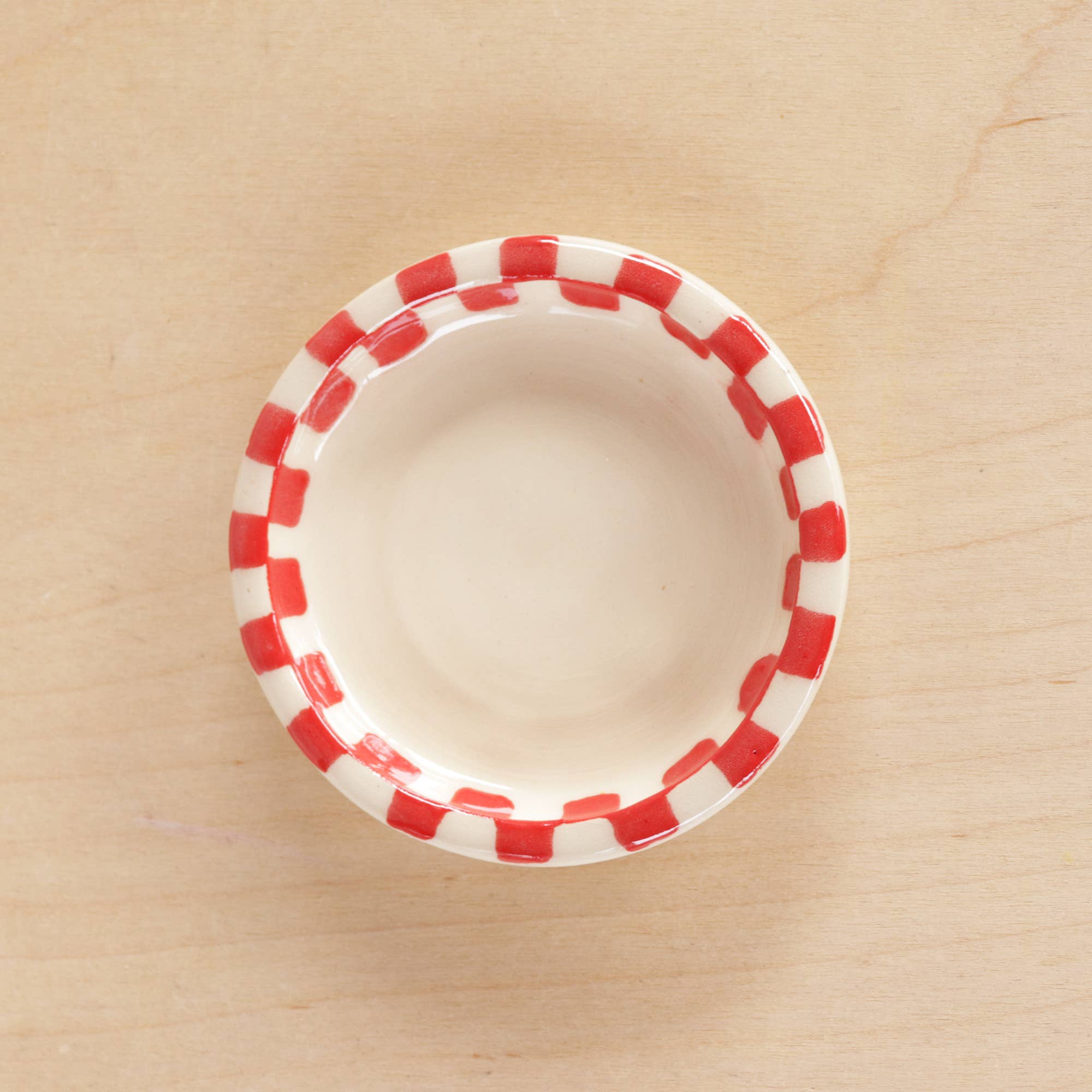 Nightshift Ceramics - Wholesale Jewelry Dish - Ceramic Mini Checkerboard Ring Tray1