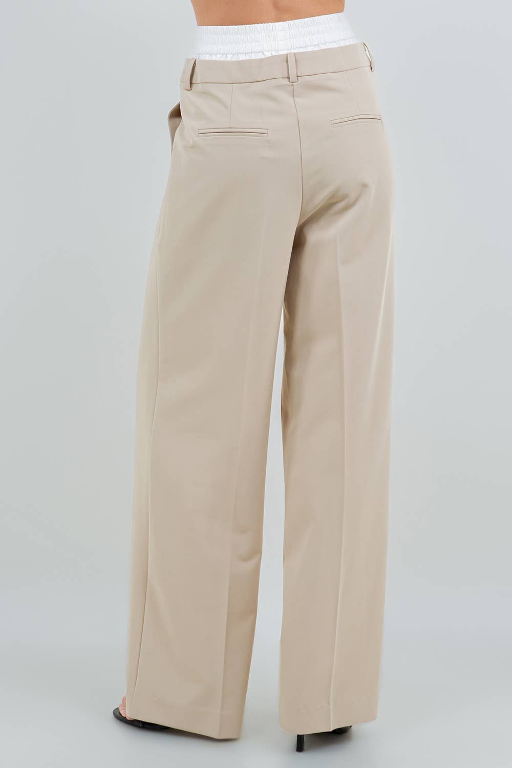 Whiteroom+Cactus - Wholesale Broek - Dames - DUBBELLAAGSE BROEK2