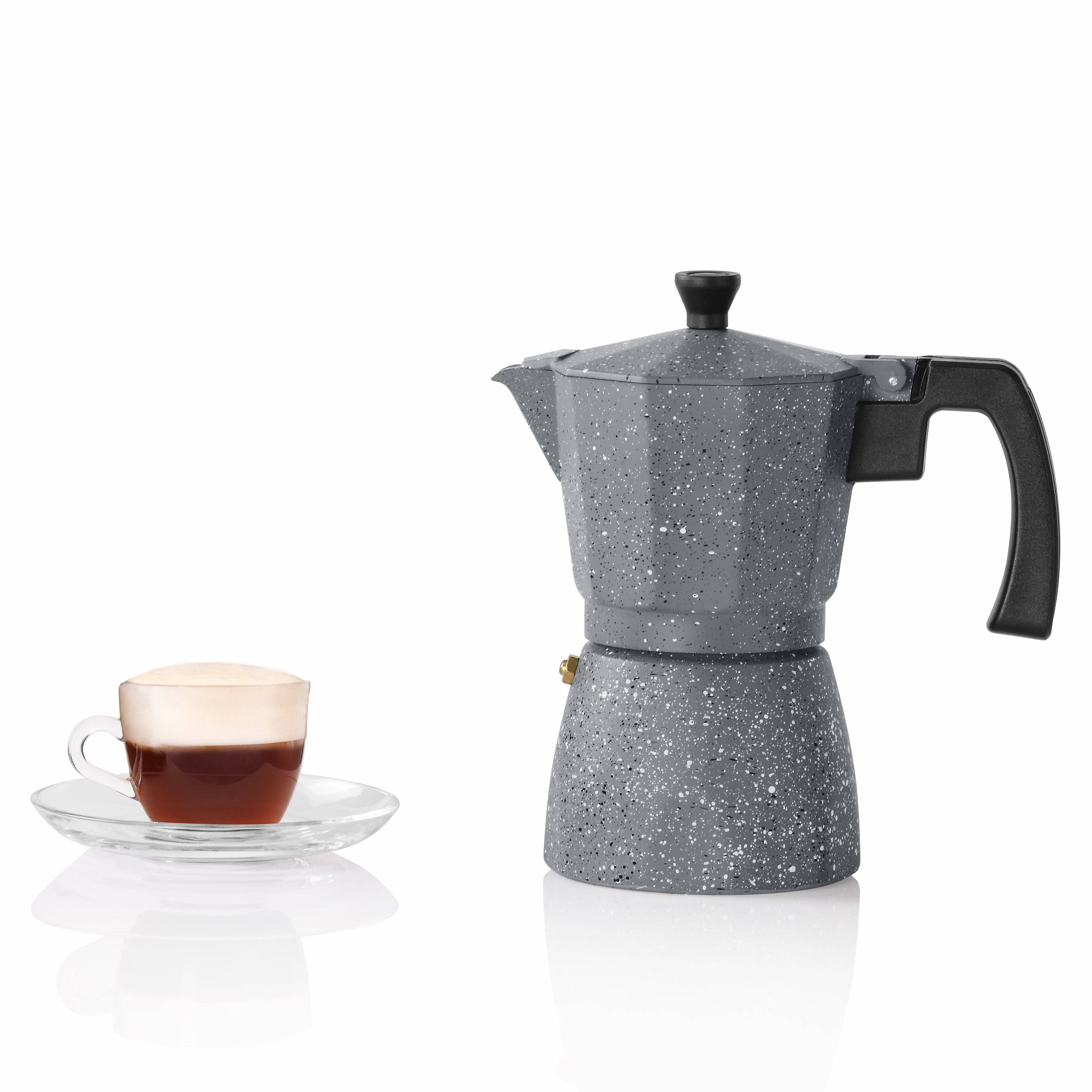 Holstein Housewares - Wholesale Espresso Maker - 6-CUP ALUMINUM ESPRESSO MAKER0