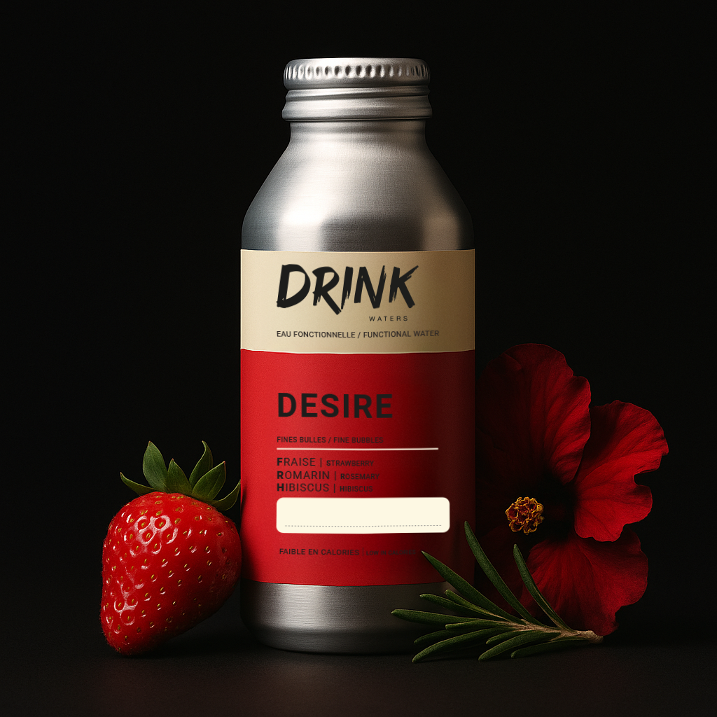 Drink Waters - Venta al por mayor Agua con gas - Pack de 12 botellas de bebida Desire - 470 ml2