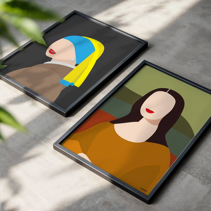 Burones - Wholesale Art Print - Artprint Mona Lisa3