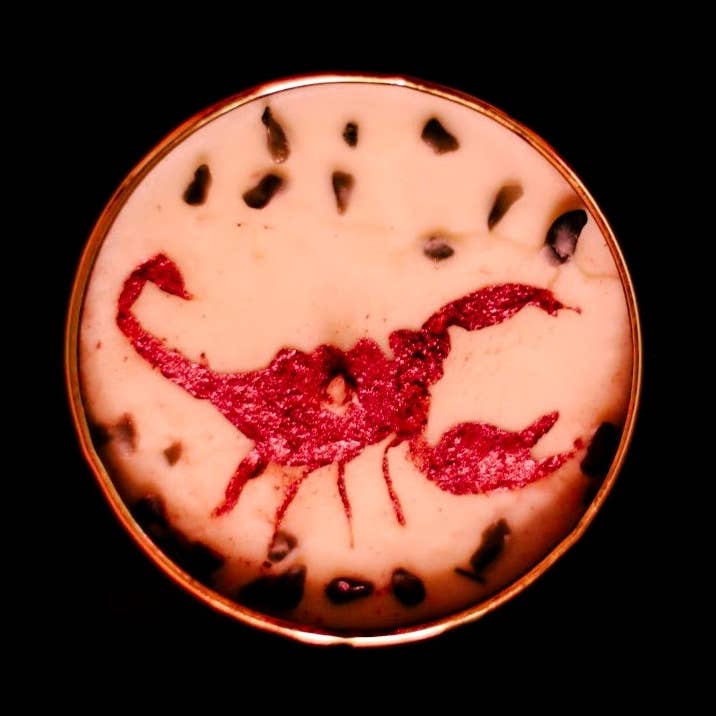 Luxe Scorpio Zodiac Candle - Orange Spice Soy Candle - 16o voor wholesale door Paeday Design