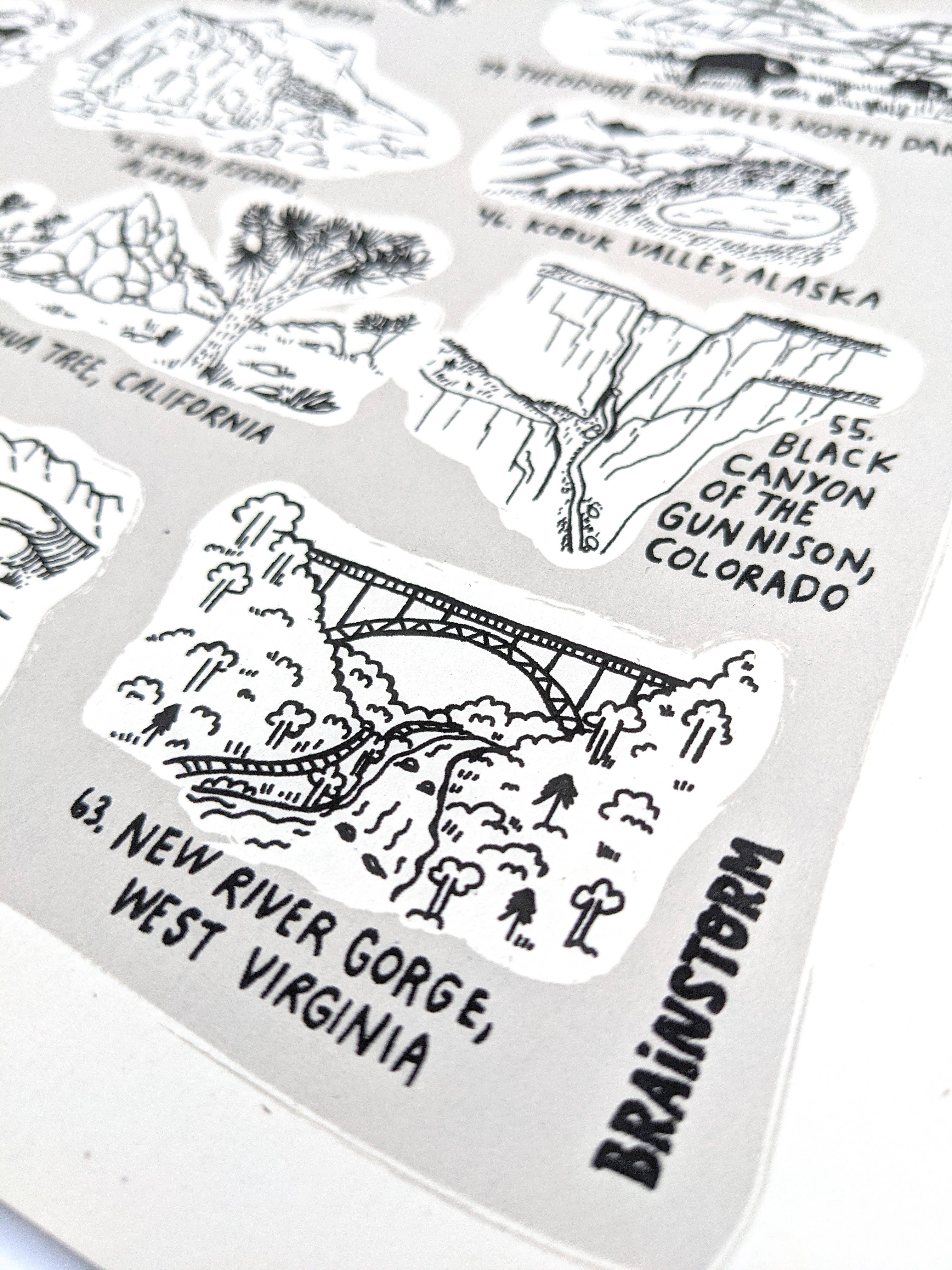 Brainstorm - Wholesale Art Print - U.S. National Parks Print1