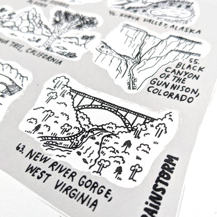 Brainstorm - Wholesale Art Print - U.S. National Parks Print1