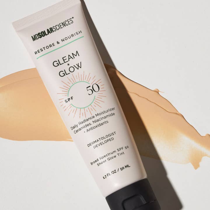 MDSolarSciences - Wholesale Sunscreen - Gleam + Glow SPF 50 Illuminating SPF Moisturizer