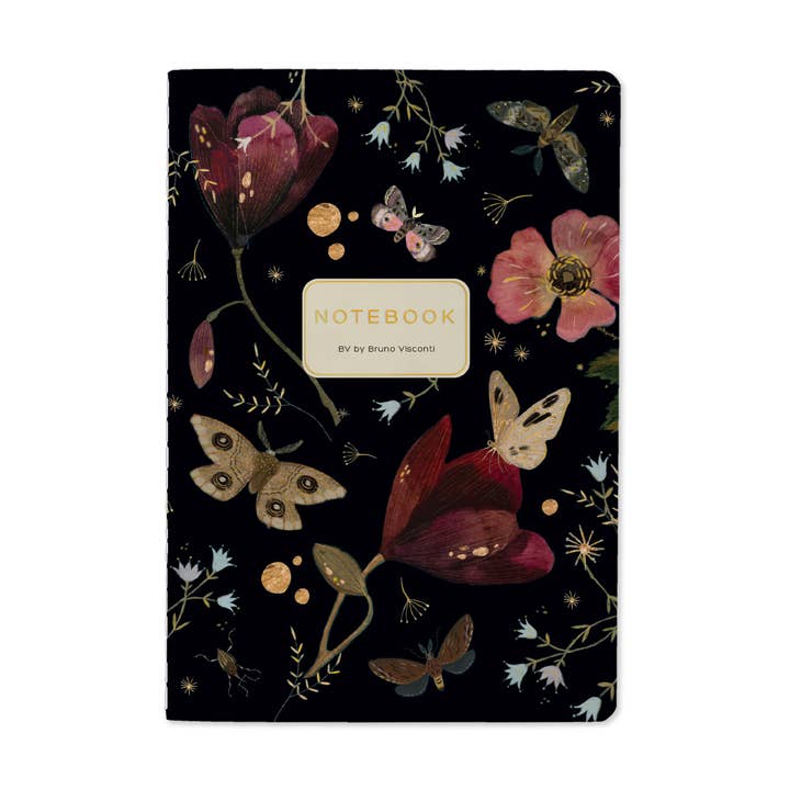 A5 Notebook - Butterflies and Night Flowers
for wholesale by BV by Bruno Visconti
