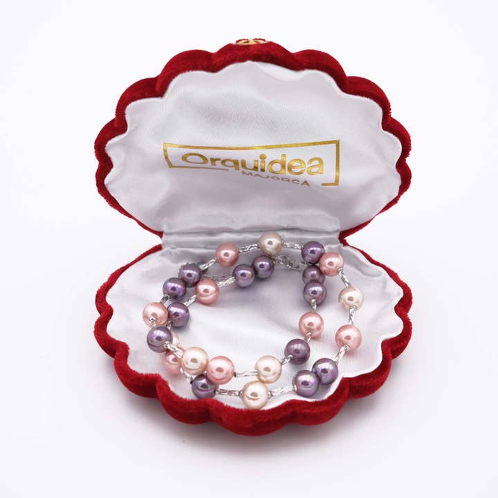 Colar de Pérolas de Maiorca - 10 mm - Comprimento de 43 a 51 cm por atacado de France Perles