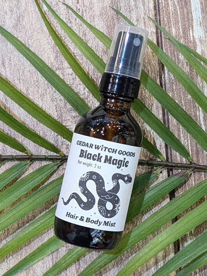 Black Magic Hair & Body Mist | Alcohol-Free for wholesale by Cedar Witch Goods
