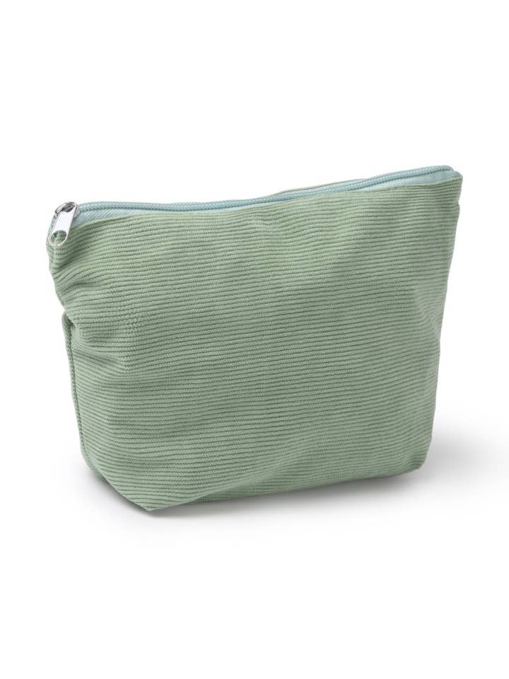 Customizable corduroy toiletry bag in different colors for wholesale by STAR WAY, S.L.