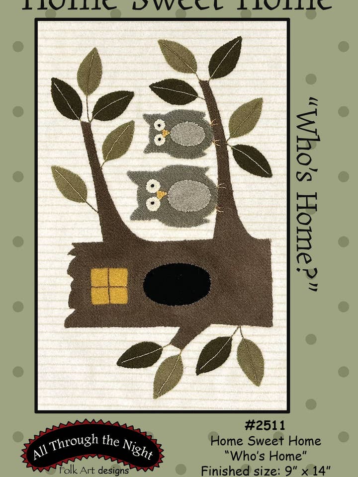 #2511 Home Sweet Home- Who's Home for wholesale by All Through The Night