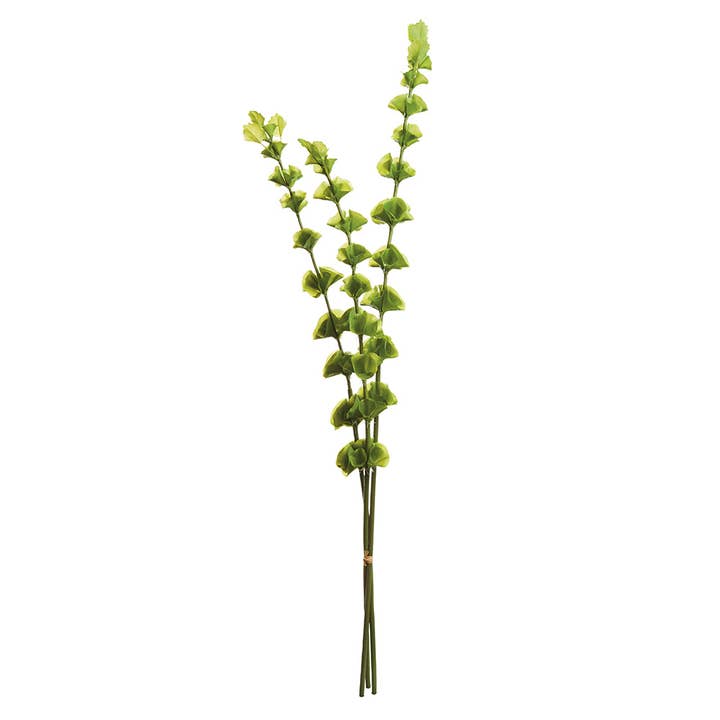Napa Home & Garden - Wholesale Artificial Flowers - Bells Of Ireland 46", Bundle Of 3