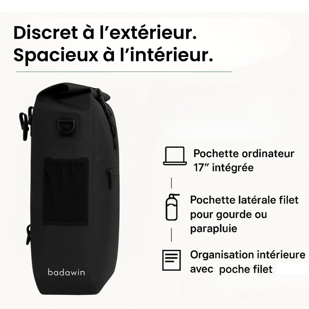 BADAWIN – wholesale Biking accessories – Hind Green 25/30L 2in1 Luggage Bike Bag 13