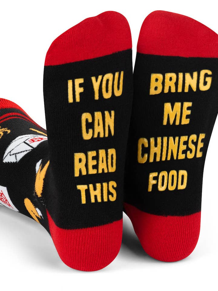 Calzini Bring Me Chinese Food per la vendita all'ingrosso da parte di Lavley