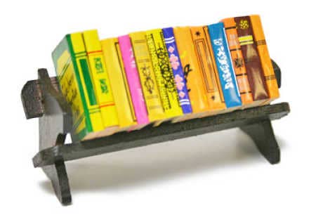 Factory Direct Craft - Vendita all'ingrosso Decorazioni da tavolo - Miniatura di Libreria con Libri1