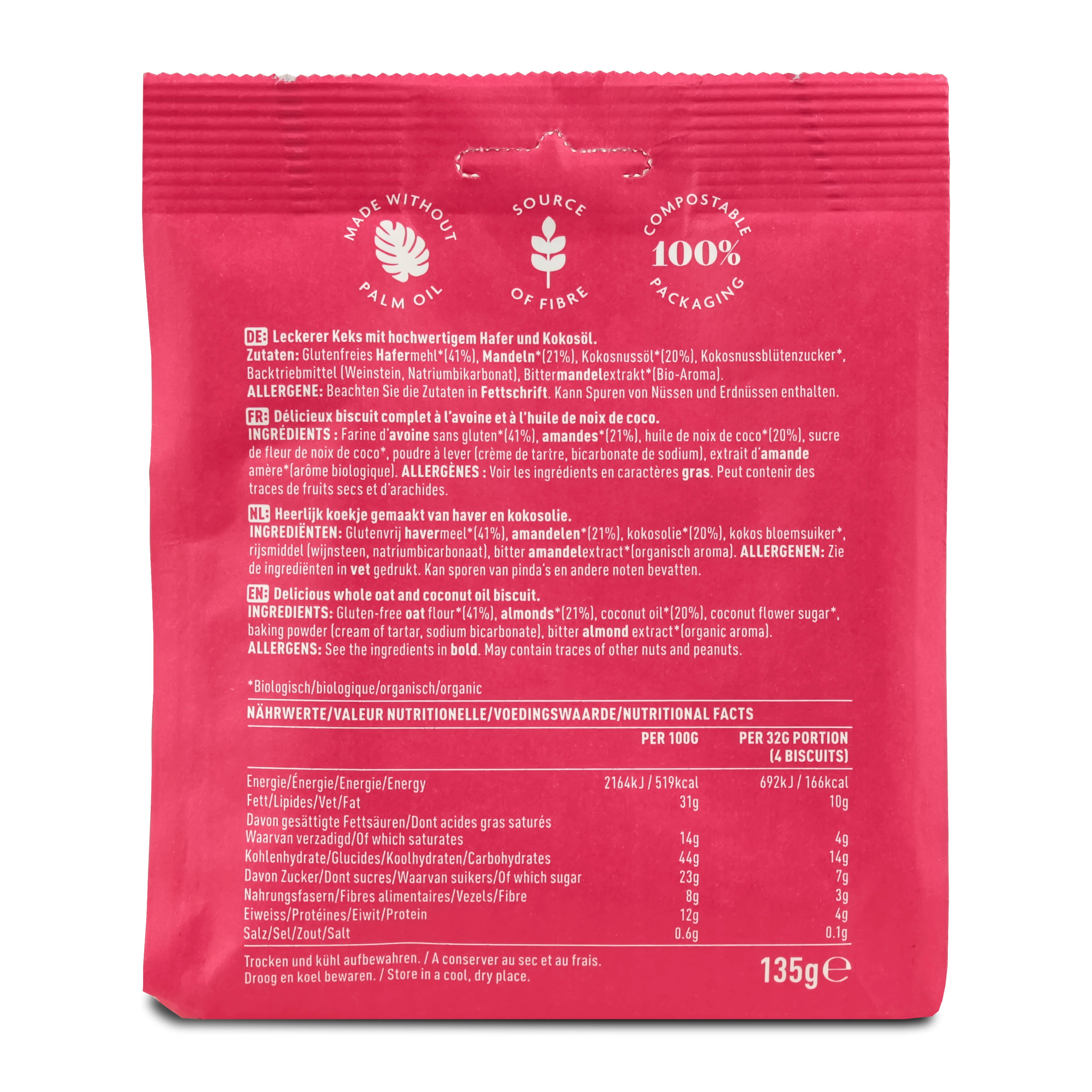 Rhythm108 - Vente Biscuits - Biscotti végétalien aux amandes Sachet 135g8