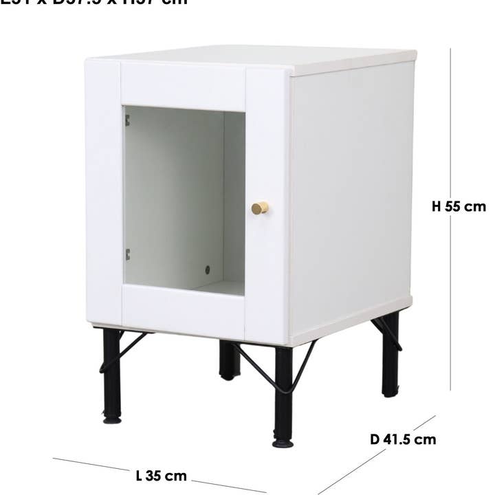 Xena Bedside Table for wholesale by Emma's Bedroom