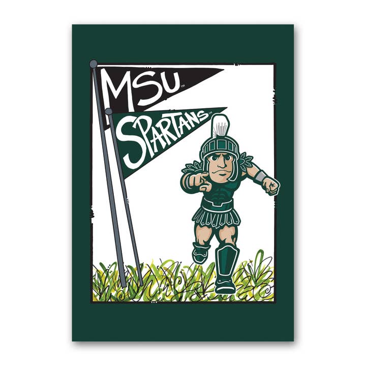 Michigan State Spartans hus flagga för wholesale av MAGNOLIA LANE