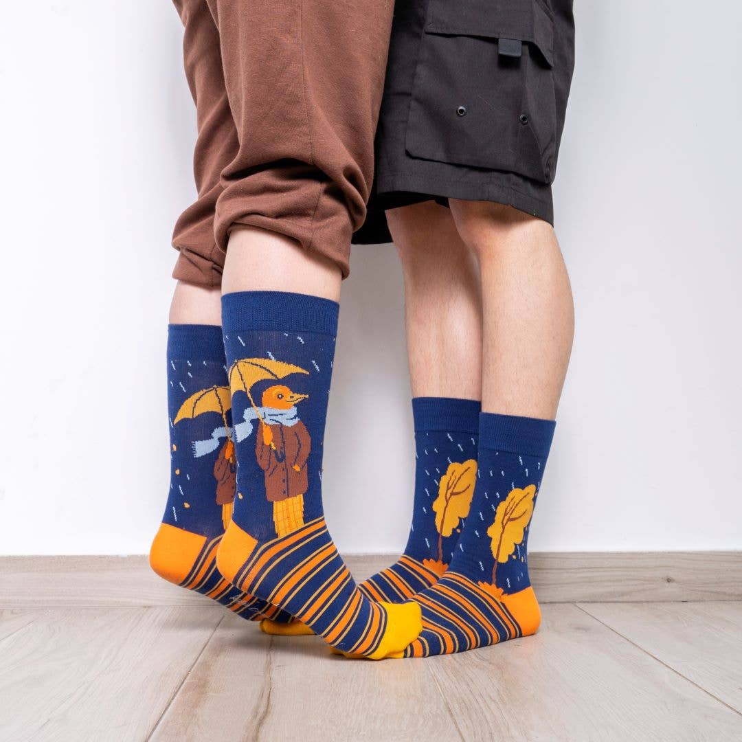 KYLIE CRAZY - Wholesale Socks - Unisex - Rainbird women/men's playful cotton socks0