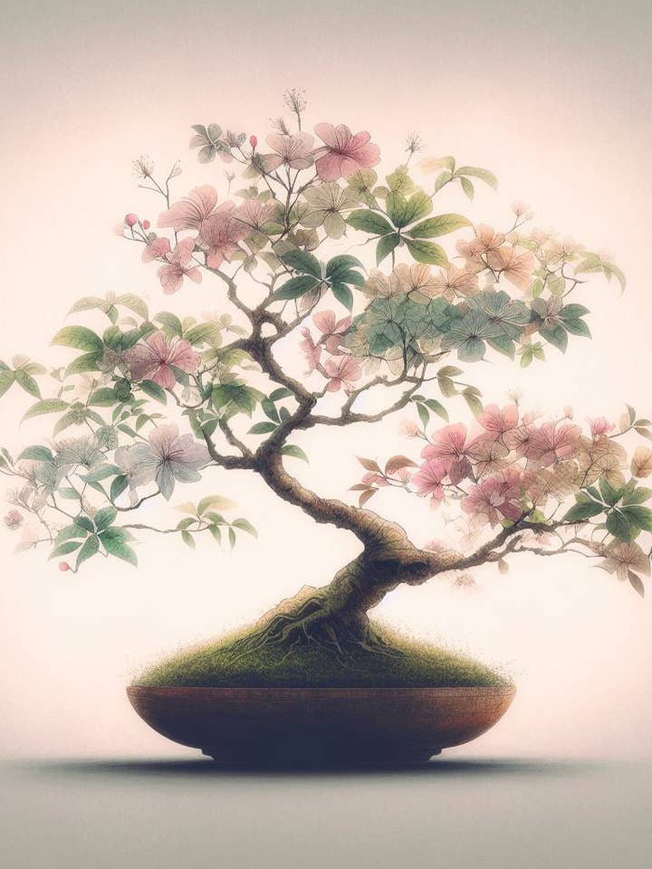 Bonsai Boom Digitale Schilderij II voor wholesale door Keep Calm Collection