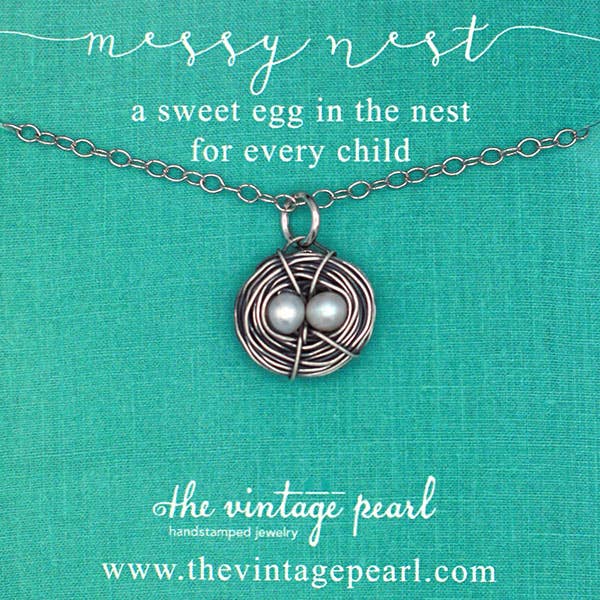 The Vintage Pearl - Vendita all'ingrosso Collana con ciondolo/pendaglio - Collana Messy Nest (1-6 perle)1