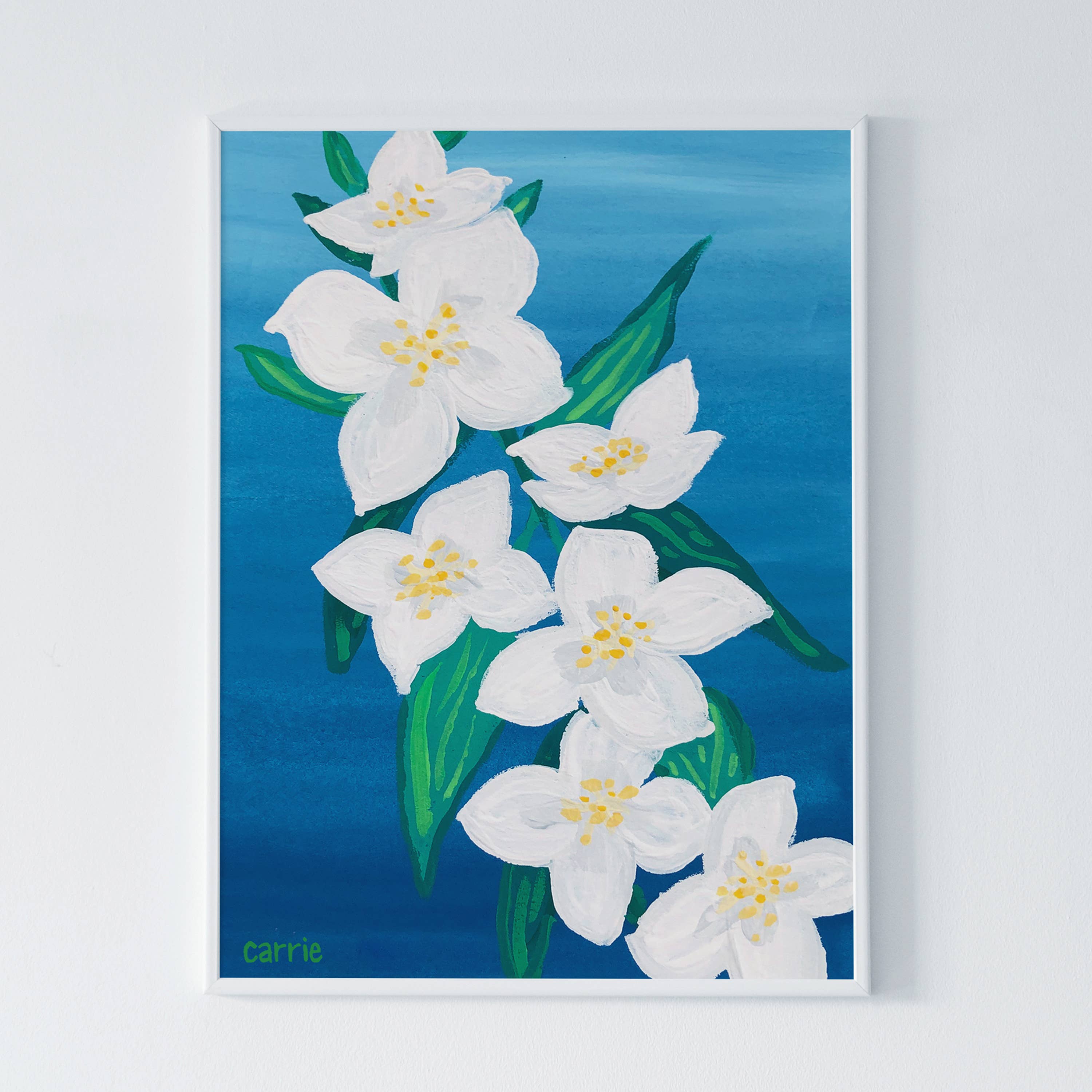 BrightKind Creative - Wholesale Art Print - Syringa Flower Art Print - 8x10 | State Flower of Idaho4