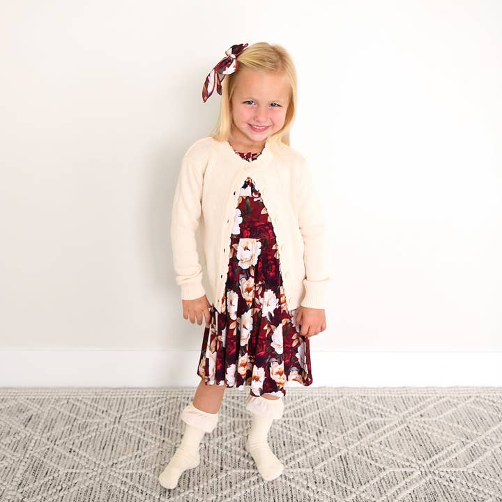 Gigi and Max - Wholesale Dress - Kids - Maya TUTU DRESS Bamboo Floral Kids Clothes Outfit5