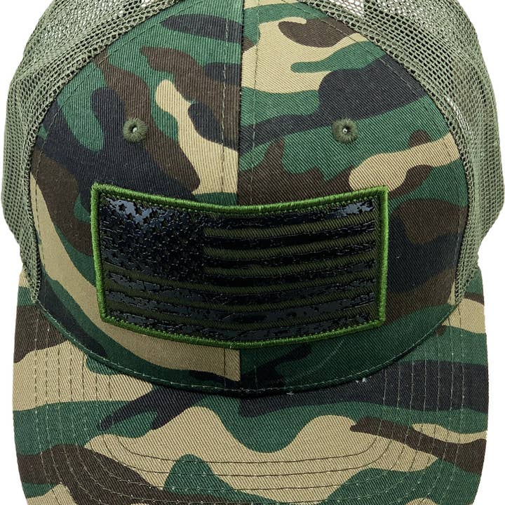 KBETHOS - Wholesale Trucker Hat - Men's - FLAG UV PRINT PATCH MESH BACK BALLCAP27