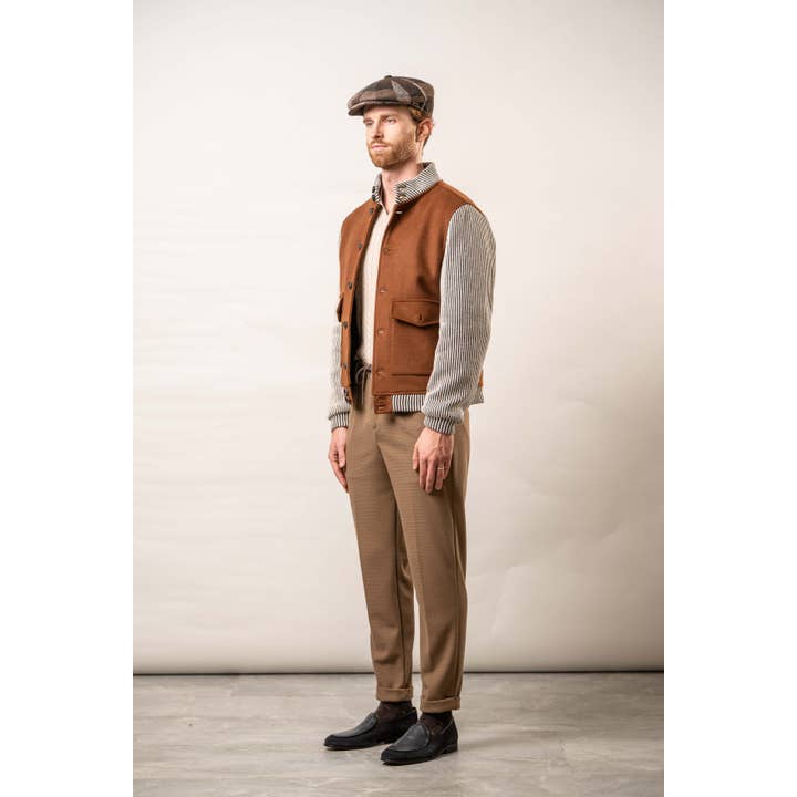 KARL MOMMOO & ADM REVOLUTION - Wholesale Jacket - Men's - Giacca bicolore in misto lana1