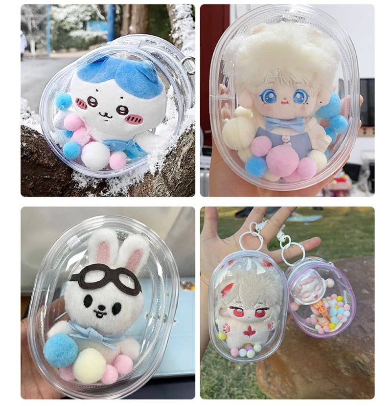Collectable Toy Clear Gacha Pouch Storage - Bag Charm  for wholesale on Faire13